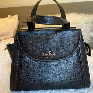 Kate spade black leather cobble hill sm adrien bag